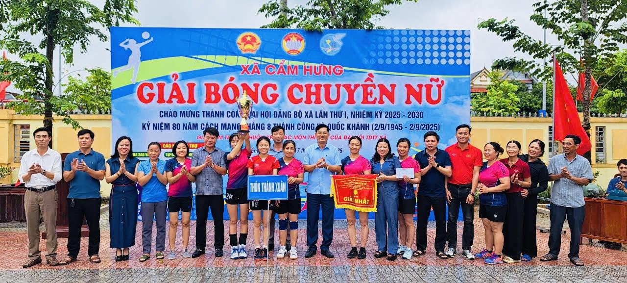 VINH DANH NHÀ VÔ ĐỊCH – TỰ HÀO KHÍ THẾ THỂ THAO CẨM HƯNG