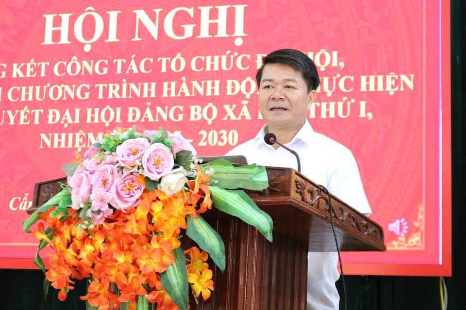 CẨM HƯNG TỔNG KẾT CÔNG TÁC ĐẠI HỘI VÀ TRIỂN KHAI NGHỊ QUYẾT ĐẠI HỘI ĐẠI BIỂU ĐẢNG BỘ XÃ LẦN THỨ I 