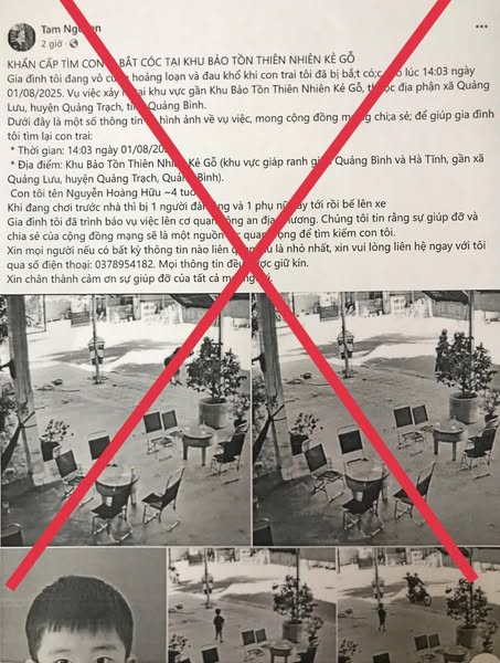 ‼️‼️ CẢNH BÁO THỦ ĐOẠN ĐƯA TIN GIẢ BẮT CÓC TRẺ EM  KÊU GỌI TỪ THIỆN ĐỂ CHIẾM ĐOẠT TÀI SẢN 